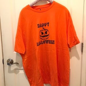 Happy Halloween T-shirt 3x orange SS NWOT